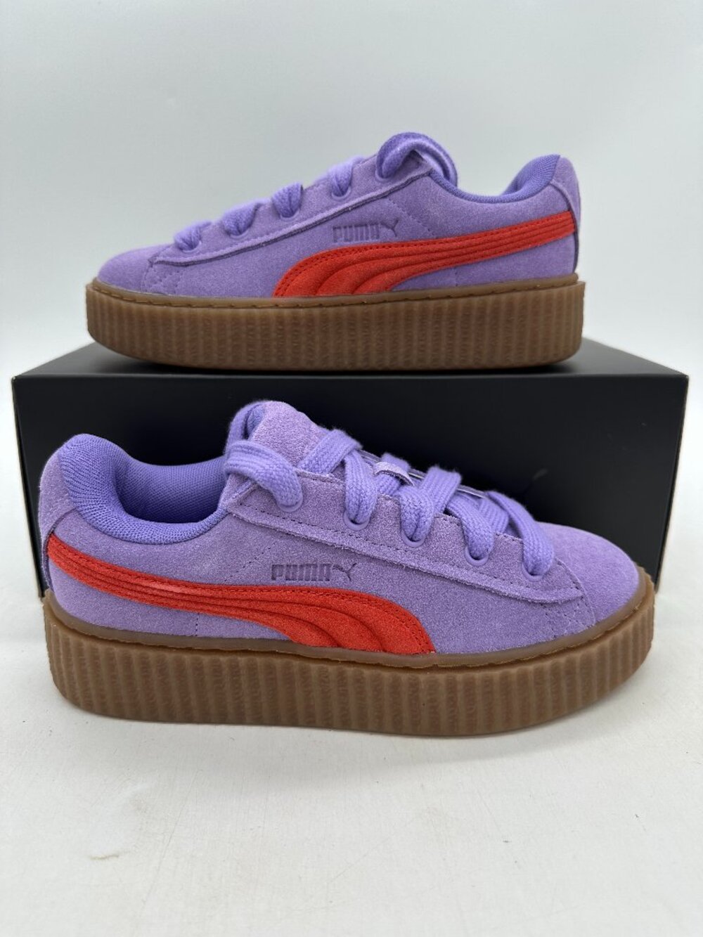 Puma Creeper Phatty Women's Size 6 Purple Gold Athletic Shoes 399332 03